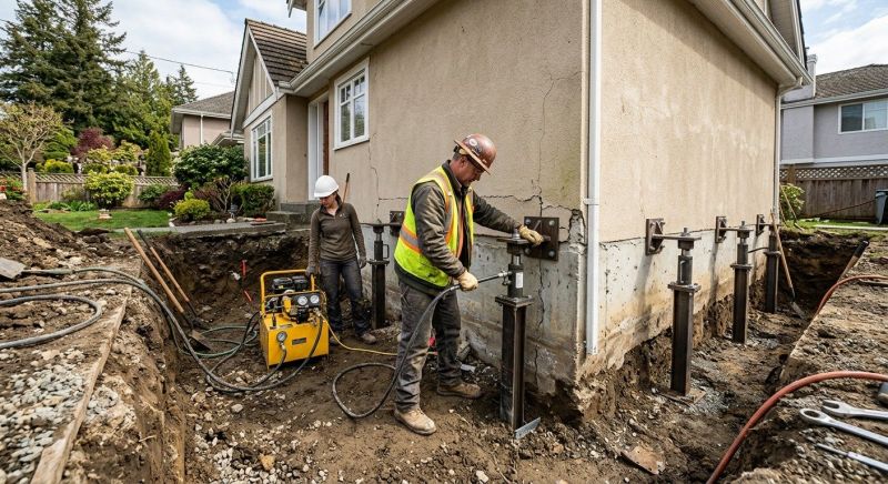 Sinking Foundation Repair