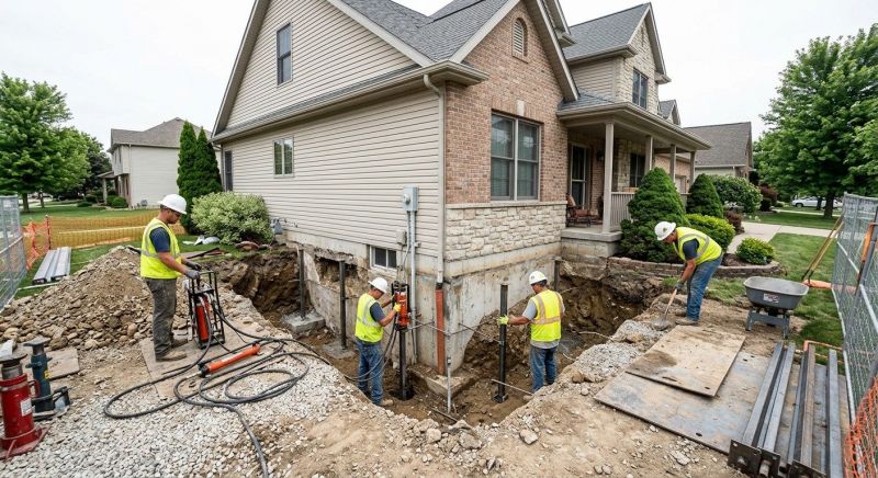 Foundation Repair in Maineville, OH