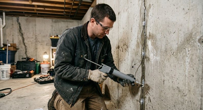 Basement Crack Repair in Maineville, OH