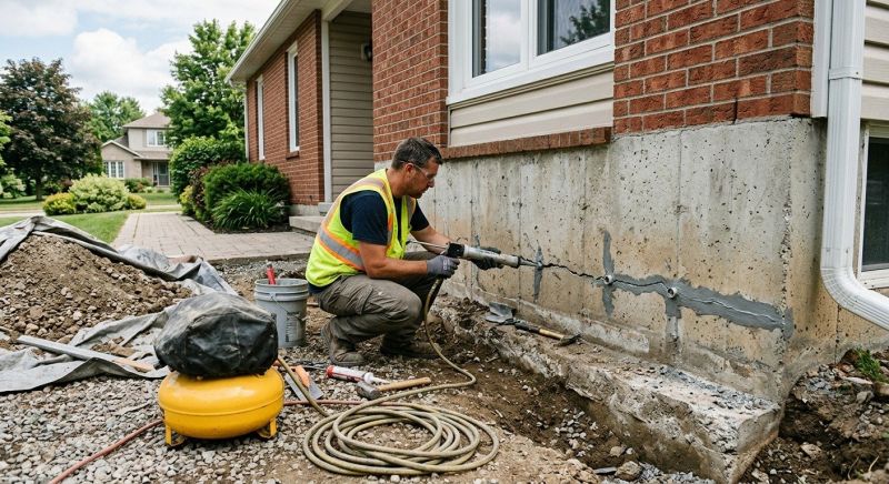 Basement Foundation Repair in Franklin, OH