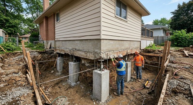 Basement Underpinning in Maineville, OH