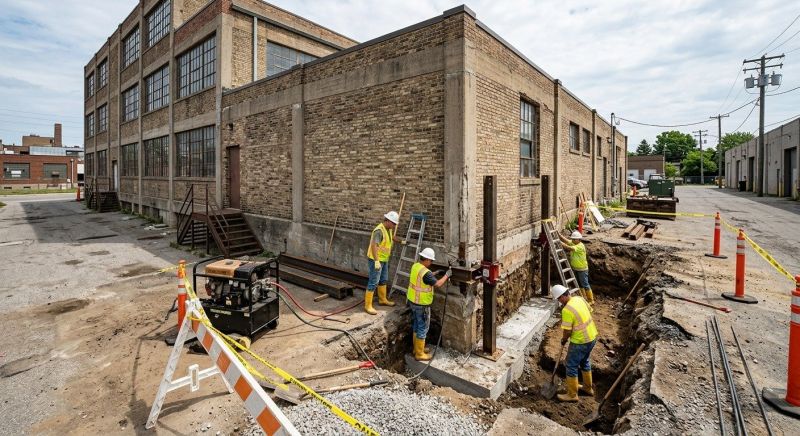 Building Foundation Repair in Monroe, OH