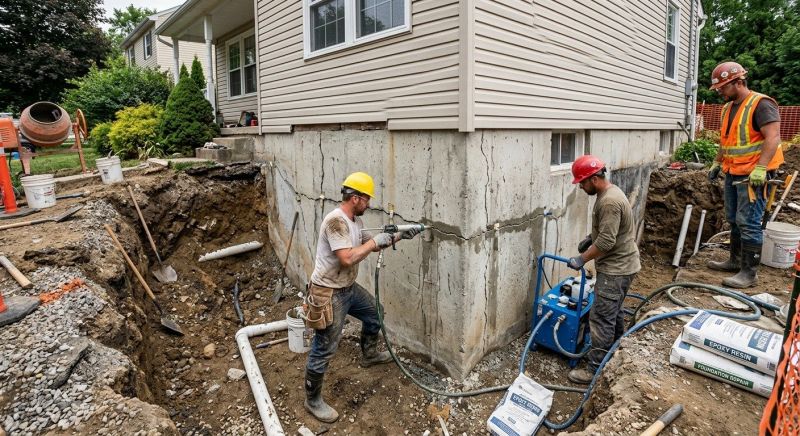 Concrete Foundation Repair in Batavia, OH