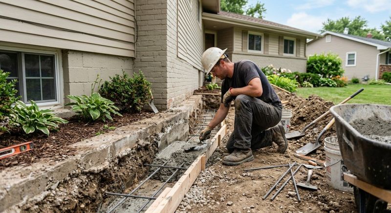 Concrete Foundation Repair in Bellbrook, OH