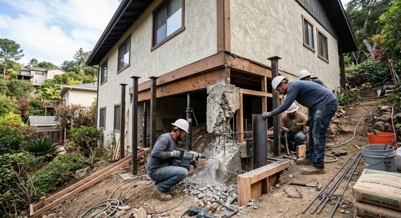 Concrete Foundation Repair in Covington, KY