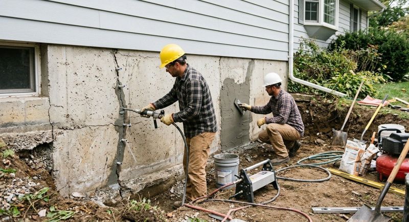 Concrete Foundation Repair in Maineville, OH