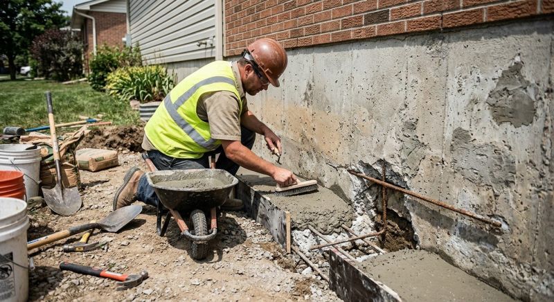 Concrete Foundation Repair in Springboro, OH