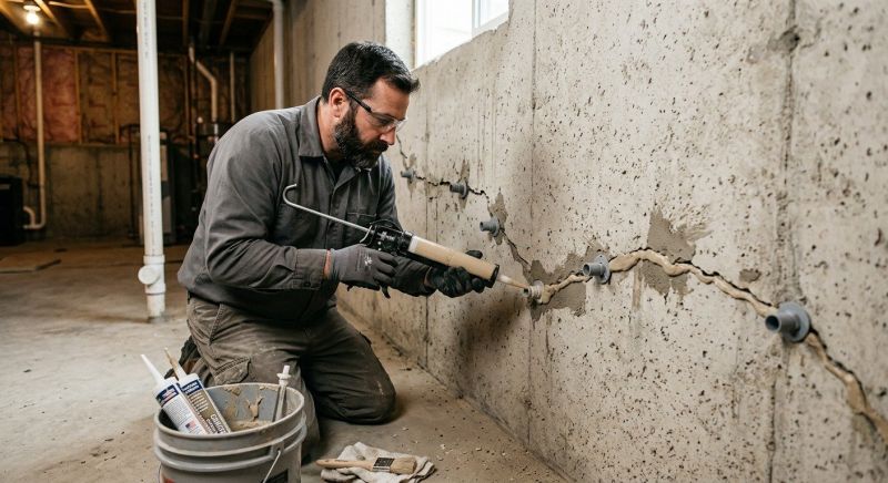Cracked Foundation Repair in Loveland, OH