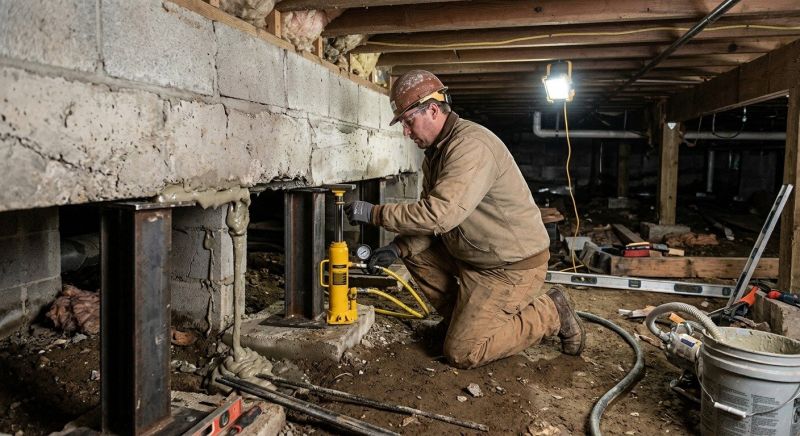 Crawlspace Foundation Repair in Amelia, OH