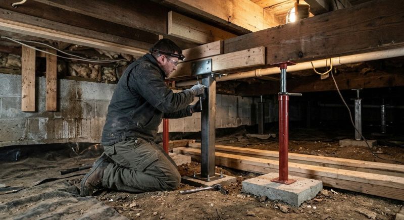 Crawlspace Structural Repair in Maineville, OH