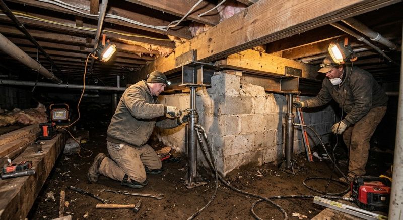 Emergency Foundation Repair in Maineville, OH