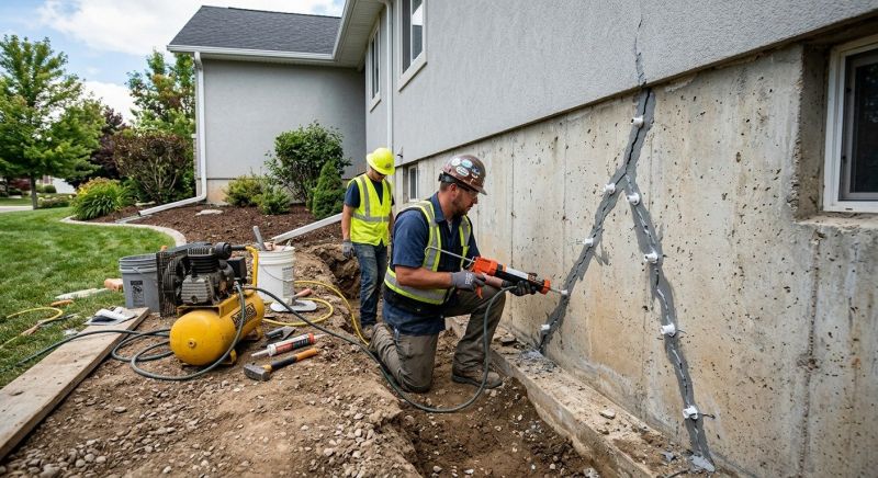 Exterior Foundation Repair in Maineville, OH