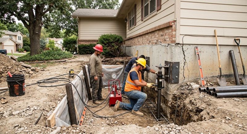 Foundation Damage Repair in Blanchester, OH