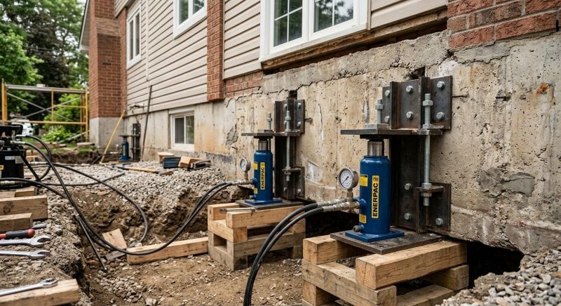 Foundation Jacking in Amelia, OH