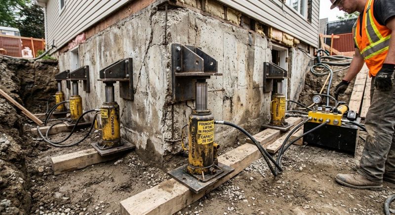 Foundation Jacking in Bellbrook, OH