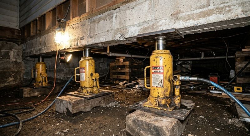 Foundation Jacking in Cincinnati, OH