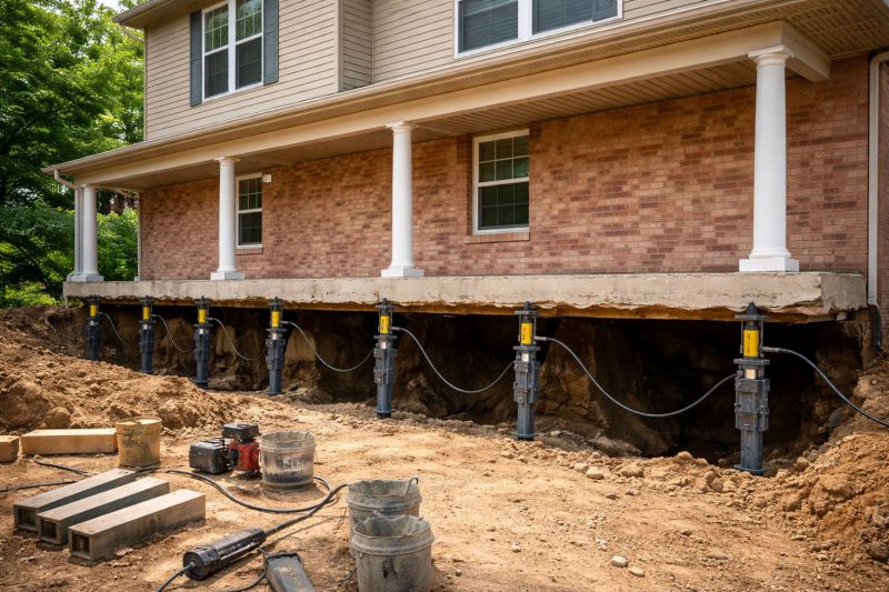 Foundation Jacking in Clarksville, OH