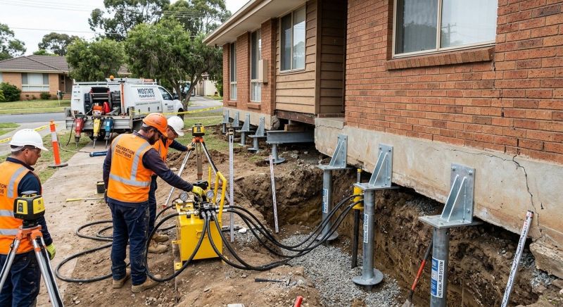 Foundation Jacking in Fayetteville, OH