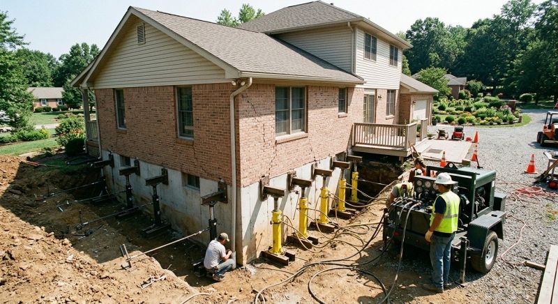 Foundation Jacking in Loveland, OH