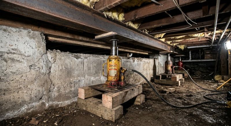 Foundation Jacking in Spring Valley, OH