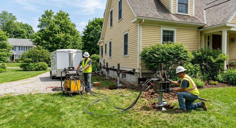 Foundation Lifting in Milford, OH