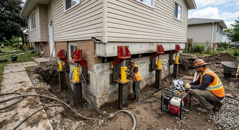 Foundation Lifting in Spring Valley, OH