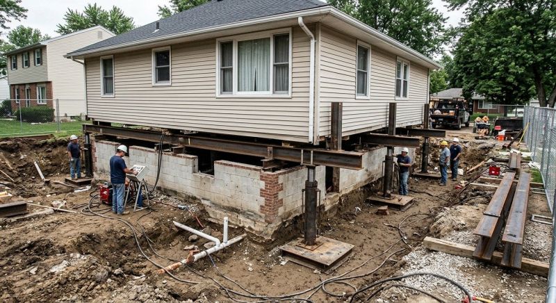 Foundation Lifting in Trenton, OH