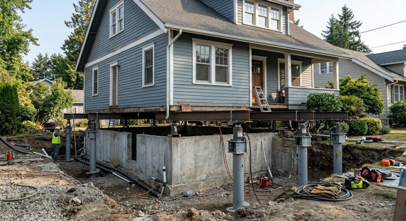 Foundation Raising in Amelia, OH