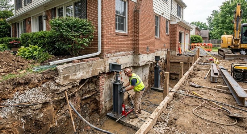 Foundation Raising in Monroe, OH