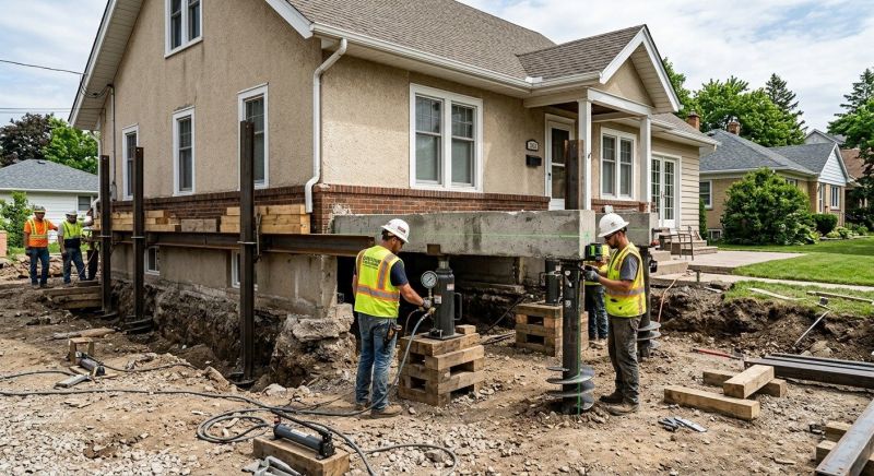 Foundation Releveling in Maineville, OH