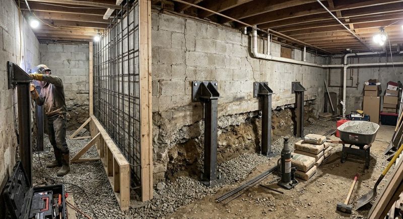 Foundation Stabilizing in Goshen, OH