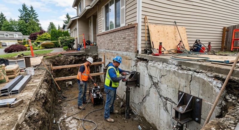 Foundation Structural Repair in Amelia, OH