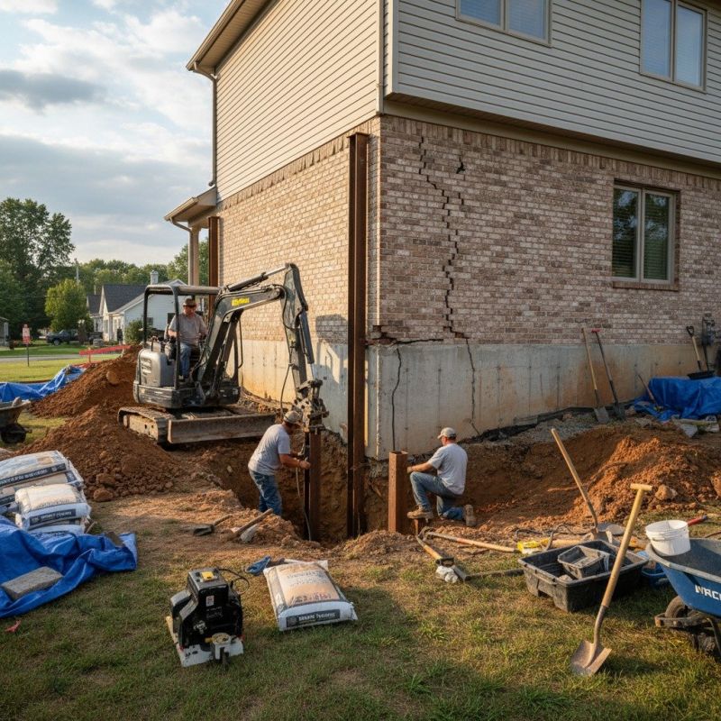 Foundation Structural Repair in Springboro, OH