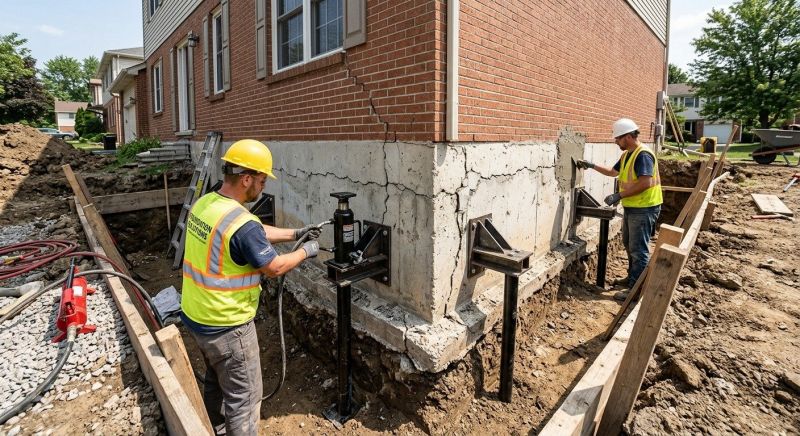 Foundation Structural Repair in Warren County, OH