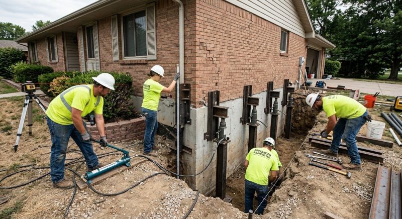 Home Foundation Leveling in Morrow, OH