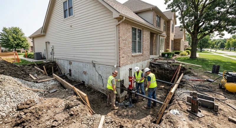 House Foundation Repair in West Chester, OH