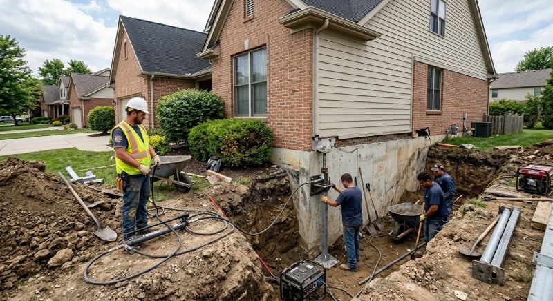 House Foundation Repair in West Elkton, OH