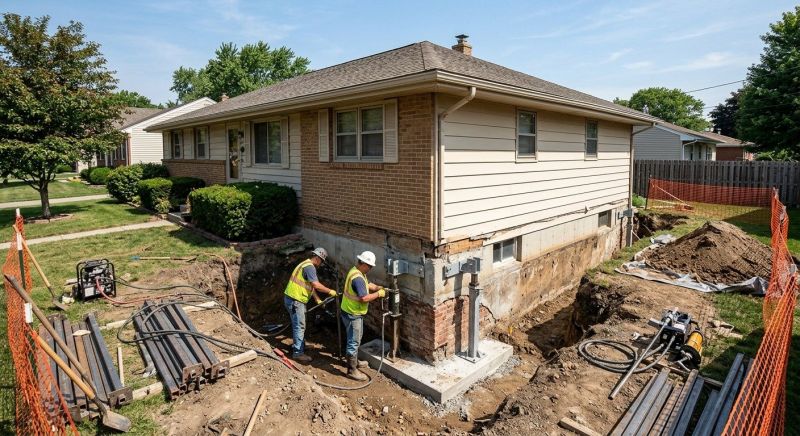 House Underpinning in Maineville, OH