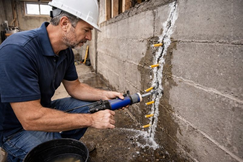 Leaking Foundation Repair in Maineville, OH