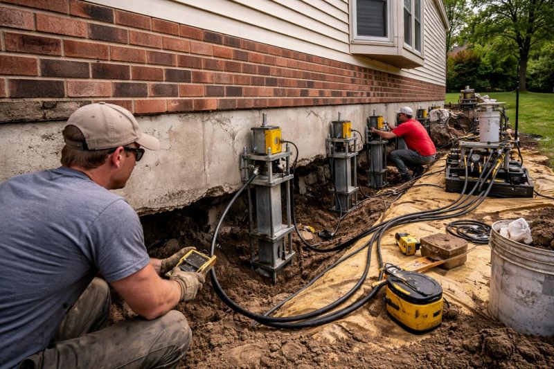 Settling Foundation Service in Fairfield, OH