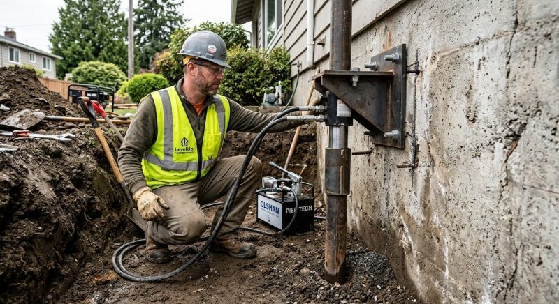 Settling Foundation Service in Morrow, OH