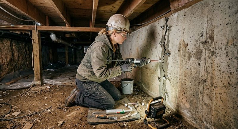 Structural Foundation Repair in Amelia, OH