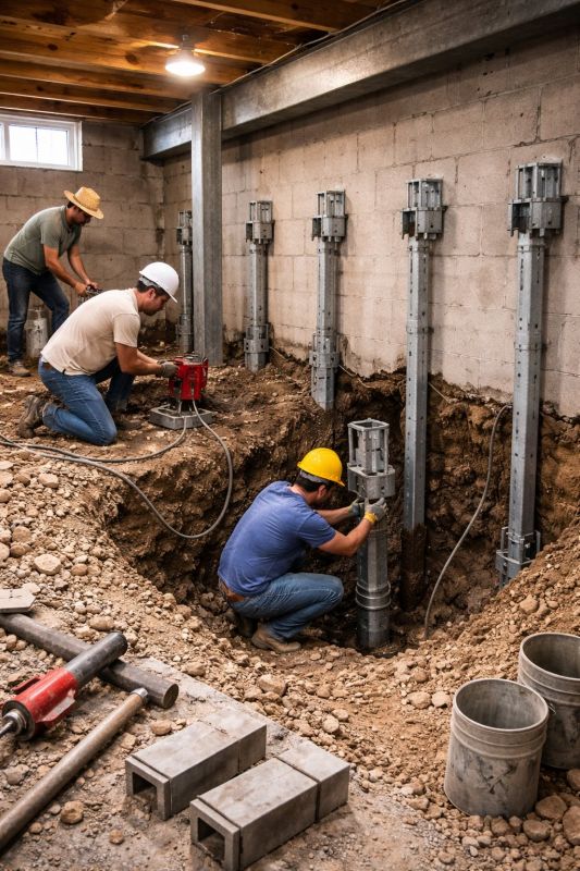 Structural Underpinning in Maineville, OH